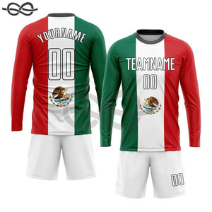 Maillots de football personnalisés, uniformes, impression par sublimation, manches courtes, respirants, séchage rapide, maillots d'équipe - Product Image 3