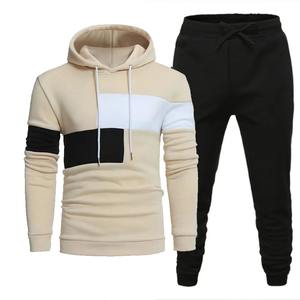 2025 mode hommes survêtements sweats à capuche costume automne hiver hommes pull à capuche et pantalons de survêtement deux pièces ensemble grande taille vêtements pour hommes - Product Image 1
