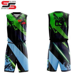 High Quality Men Basketball Jerseys Sets Sports Breathable Men Sports Wear Basketball Uniforms for Men - Product Image 4