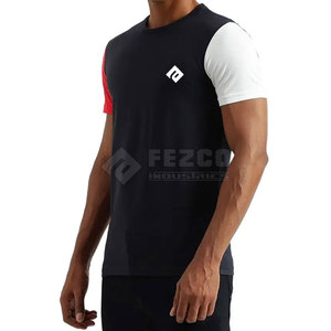 Best Selling Quick Dry T-shirt for <b>Men</b> Breathable Causal Wear T-shirt High Quality Casual Printed Knitted 100% Cotton Front - Product Image 2