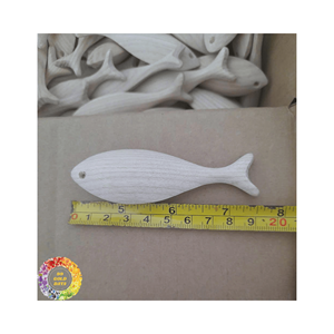 Fournisseur de gros de poisson en bois du Vietnam haute qualité écologique, fabriqué à la main, conception sculptée et abordable, exportation en vrac - Product Image 4