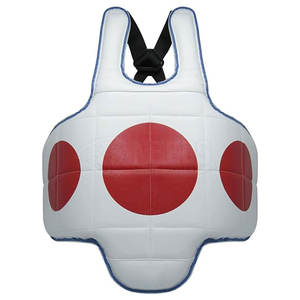 Protector de pecho de cuero de alta calidad superventas, equipo de entrenamiento profesional de boxeo y MMA con patrón de impresión único - Product Image 1