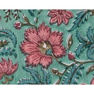 Tela de algodón suave para vestido de verano, tejido indio con estampado floral bohemio - Product Image 6