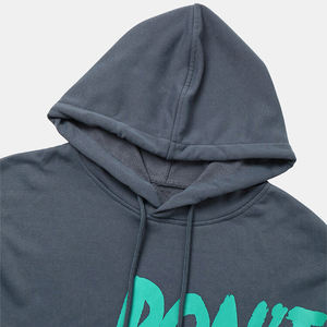Sudadera con Capucha de Cachemira Lisa de 420 Gsm, Doble Capa, Talla Grande, con Estampado de Araña, Personalizable con Impresión Bajo Demanda y Perlas - Product Image 4