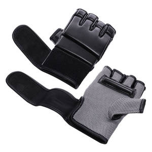 Guantes de MMA y Kickboxing de medio Dedo de calidad superior recién llegados hechos de cuero para uso en exteriores - Product Image 2