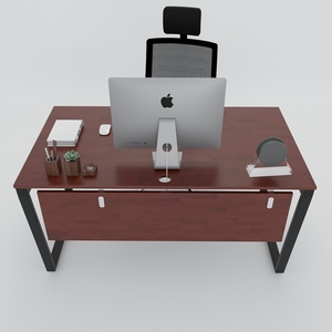 Minimilist Trapeze Concept 140x80 Assembly <b>Desk</b>-HBTC006 - Product Image 2