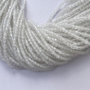 2mm 3mm Natural Micro Arco Iris piedra lunar cubo facetado caja cuentas hebras cadena a granel venta al por mayor nuevo Stock de calidad superior AAA - Product Image 3