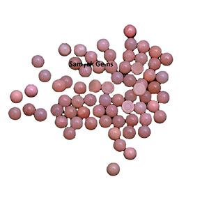 Pierres précieuses de forme ronde en vrac d'opale rose de meilleure qualité 3mm pierres de cabochon à dos plat opale pour les fabricants de bijoux - Product Image 1