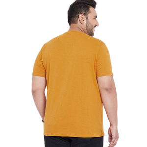T-shirt en coton à manches courtes pour hommes Haut décontracté à col ras du cou léger idéal pour la tenue quotidienne d'été et le style de port confortable - Product Image 5