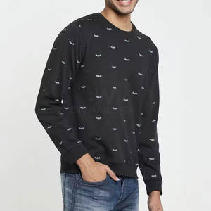 Sweat-shirt imprimé basique pour hommes au design unique Vente en gros Sweat-shirt imprimé léger et respirant pour hommes - Product Image 2