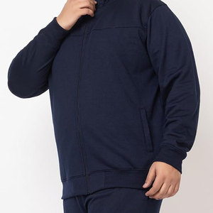 Chándal de práctica de gimnasio para hombre con cremallera completa diseñado para la elegancia deportiva y el rendimiento durante las rutinas de ejercicio al aire libre - Product Image 6