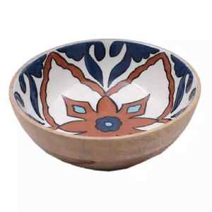 Grand bol en bois multi-usages de la forêt noire, le plus beau bol rond en bois, grand bol de service, salade de riz pour les hôtels 2023 - Product Image 6