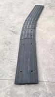 Rampe de seuil en caoutchouc flexible pour allée, 3 sections, robuste, antidérapante, pour voiture à profil bas, garage, fauteuil roulant
