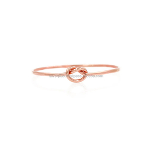 Thiết Kế Đẹp Rắn 14K Vàng Tình Yêu Hôn Nhẫn Đối Valentine Món Quà Ngày Sản xuất Trong 10K / 18K - Product Image 4
