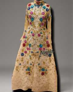 ชุดราตรีหรูหราประดับลูกปัดมุกเพชรคริสตัลแบบยาวถึงพื้นทรงเอไลน์เอวเอ็มไพร์  รุ่นใหม่ล่าสุดปี 2025 ผลิตจากวัสดุที่เป็นมิตรต่อสิ่งแวดล้อม - Product Image 2