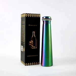 Agua de cobre de Torre impresa elegante con caja negra disponible con más durabilidad para uso antibacteriano para fines de regalo de devolución - Product Image 4
