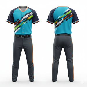 Uniforme de Béisbol al por Mayor, Diseño Moderno, Logotipo Personalizado, Ropa Deportiva Ligera para Equipos - Product Image 4