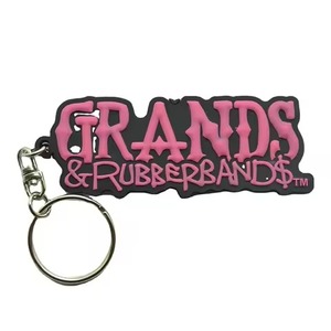 Llavero de goma de PVC con logotipo personalizado 2025 para promociones comerciales, eventos y merchandising de marca - Product Image 2