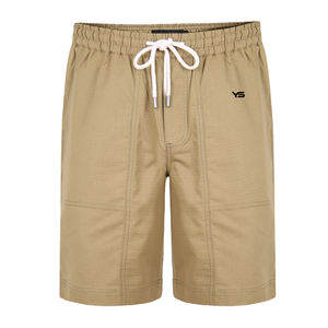 Short de fitness pour hommes en coton uni de style européen Offre Spéciale avec poches avant Short de fitness pour hommes avec option multicolore - Product Image 1