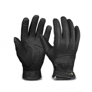 Gants de moto avec logo personnalisé anti-impact pour hommes Gants tactiques en cuir de haute qualité pour le motocross en plein air - Product Image 1