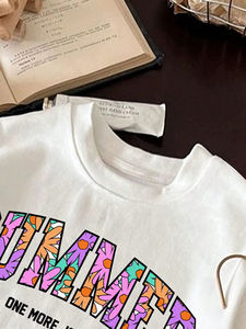 Vêtements d'été personnalisés, T-shirt à imprimé croptop pour femmes, haut court pour femmes, décontracté, respirant, pour femmes - Product Image 3