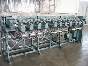 Machine à bobiner manuelle à double cône frontal Schweiter, 48 broches, précision, pour fils de soie, viscose, nylon, coton - Product Image 2