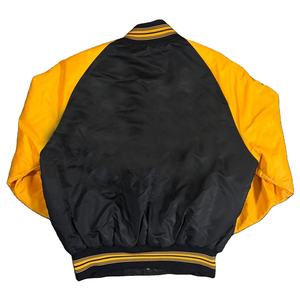 Wholesale Customized Premium Satin <b>Varsity</b> <b>Jacket</b> Reversible Winter Embroidery Patch Casual Fashion Letterman Baseball Style - Product Image 2