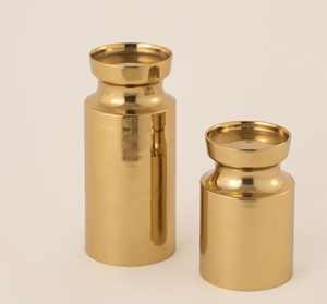 Premium Quality Aluminum Decorative Candle <b>Holder</b> and Jars for Home Hotel Wedding-Other Candle <b>Holders</b> & Lanterns - Product Image 2