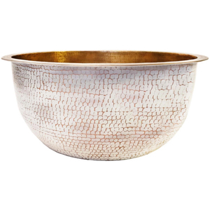 Bol de pédicure en cuivre martelé à la main en acier inoxydable Spa Salon Pied Trempage Bassin de bain Dossier réglable Massage thérapeutique - Product Image 5