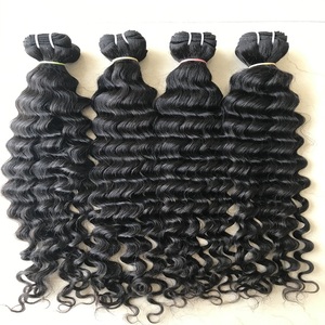 Temple-cabello 100% humano indio sin procesar, onda profunda, 8-30 pulgadas - Product Image 2