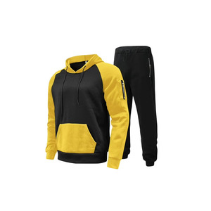 Conjunto Deportivo de Manga Larga para Hombre con Bolsillo, 2 Piezas, Chándal, Ropa Deportiva de Marca - Product Image 1