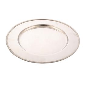 Assiette de charge en métal élégante et élégante ustensiles de cuisine plats de service assiettes de vaisselle pour fête mariage maison et hôtel - Product Image 1