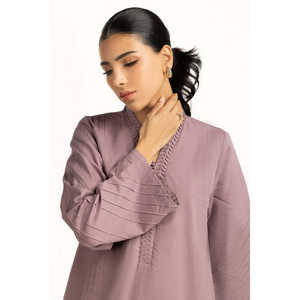 ชุดเซ็ตสองชิ้นลายดอกไม้สำหรับผู้หญิง ผ้าเครปย้อมเส้นด้าย รุ่น IPST-55049 กางเกงขายาวระดับเข่า ไม่มีปก ไซส์ XS XXS XL สำหรับชุดฤดูร้อน - Product Image 4