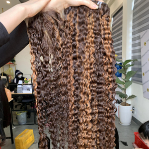 De 8 pulgadas a 32 pulgadas, pelucas rizadas, cabello humano vietnamita, peluca con malla frontal, pelucas de encaje Remy Natural - Product Image 1