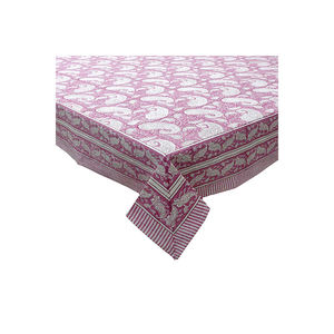 Vente chaude nappe Vintage main bloc imprimé intemporel artisanat pur coton nappes vente à bas prix - Product Image 1