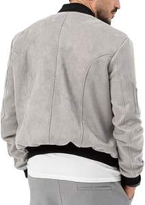 Chaqueta universitaria bordada personalizada, chaqueta con letras de béisbol Unisex para hombres y mujeres, abrigo personalizado de lana y cuero para equipo universitario - Product Image 3