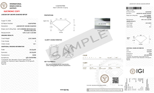 F couleur VS1 clarté 2.00 CARAT CVD forme rayonnante diamant laboratoire cultivé 8.95 MM IGI certifié pour bague de mariage - Product Image 2