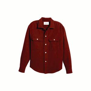 Chaqueta de cuadros con forro de Sherpa cómoda clásica personalizada para hombre, chaqueta de camisa con cuello de solapa - Product Image 5