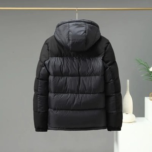 Chaqueta de plumón de pato de invierno para hombres y mujeres con superficie brillante con capucha Puffer Parka Coat para senderismo Air Shipping - Product Image 3