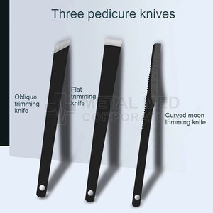 Nueva llegada de acero inoxidable manicura y pedicura conjunto de instrumentos de belleza a la venta - Product Image 3