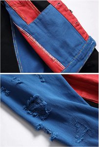 Custom Logo Jean <b>Jacket</b> Washed Solid Color Boyfriend <b>Men</b> <b>Denim</b> <b>Jackets</b> - Product Image 4