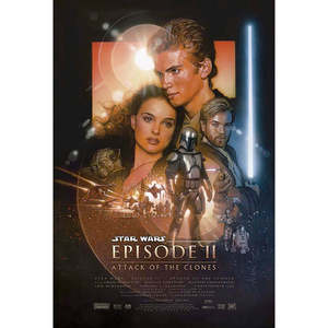 Star Wars Scroll Style Film <b>Poster</b> Set Offset and Digital Printing Techniques Plastic Material - Product Image 4