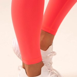 Personalizado de cintura alta Scrunch Butt Hip Lifting pantalones sin costuras para mujeres GYM Fitness Yoga Leggings de alta calidad a estrenar sólido - Product Image 4