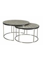 2025 meubles de salon de luxe modernes de haute qualité au prix de gros Table d'appoint ronde en bois canapé Table d'appoint quantité minimale de commande 30 pièces