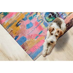 Alfombra Estampada Abstracta Colorida, Alfombra Moderna de Gran Tamaño, Regalo de Inauguración, Alfombra de Tapiz - Product Image 3