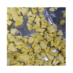 Morceaux d'ananas congelés sans cœur du Vietnam, morceaux de fruits nettoyés pour les bars à jus, les marques de smoothies et la production de boissons - Product Image 1