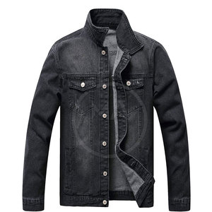 Services OEM Veste Jeans d'Hiver 100% Coton de Haute Qualité Design Personnalisé pour Hommes avec Logo Avant - Product Image 1