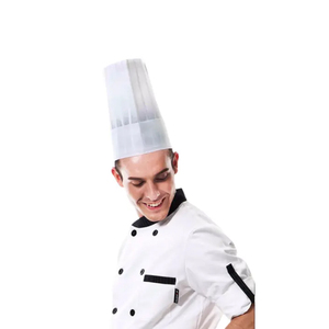 Sombreros de chef con logotipo personalizado al mejor precio para uso en la cocina, proveedor mayorista de suministros para hoteles y restaurantes - Product Image 1