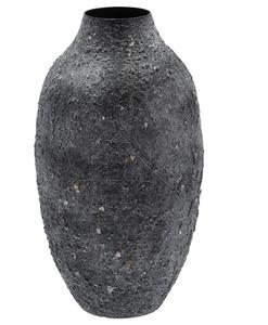 Florero de metal elegante de primera calidad, exhibiciones florales duraderas hechas a mano de hierro ovalado único para bodas y otras ocasiones - Product Image 1