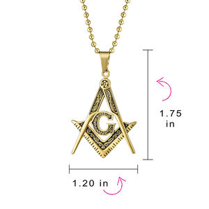 Collar Masónico de Plata con Joya Personalizada para Maestro Respetable - Tema Antiguo/Religioso para Decoración de Bodas y Hogar - Product Image 5